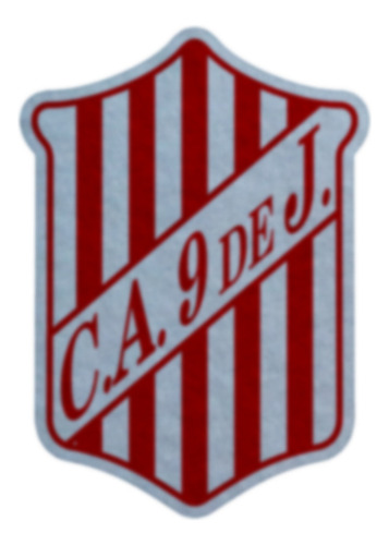 Parche Escudo Felpa Para Coser 12cm Set X4 Futbol Arg002 9 De Julio Rafaela 9 De Julio Rafaela