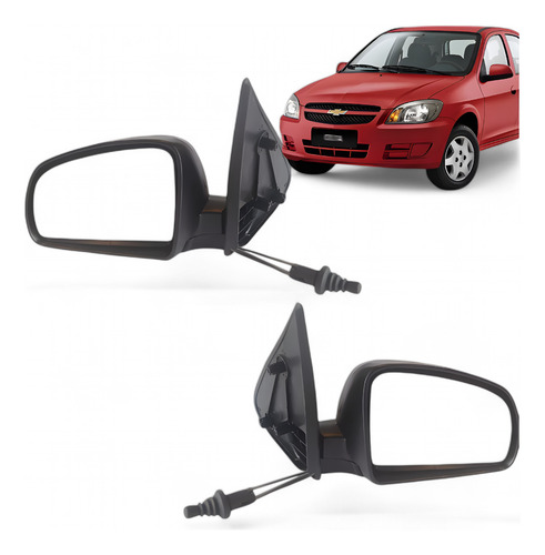 Retrovisor Celta Prisma 07 08 09 10 11 12 2013 Com Controle