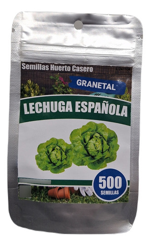 Semillas Lechuga Española Hortalizas (500 Unidades) Granetal