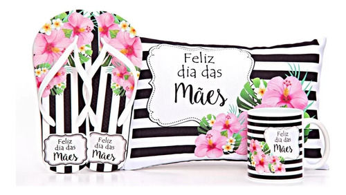 Presente Dia Das Mães Kit 3 Peças Mimo Lembrancinha Mamães 