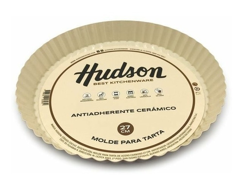 Imagen 3 de 3 de Molde Tartera Cerámica Antiadherente 25 Cm Hudson