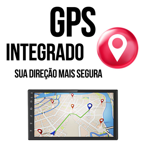 Kit Multimidia Android 7p Creta 16 17 18 19 20 21 Carplay Bt