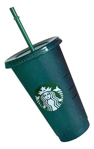 Vaso De Plástico A Estrenar, Vaso Starbucks, Pajita Con Tapa