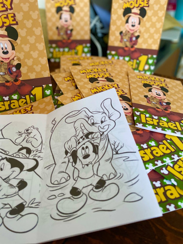 50 Libros Para Colorear Personalizados C/ 4 Colores