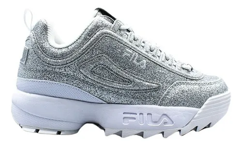 Tenis Fila Plata Disruptor 2 Glimmer | Envío gratis