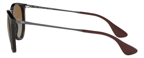 Lente De Sol Ray-ban Erika 0rb4171 Polarizado Erika Marron-oscuro Polar Brown Gardient Havana Gunmetal