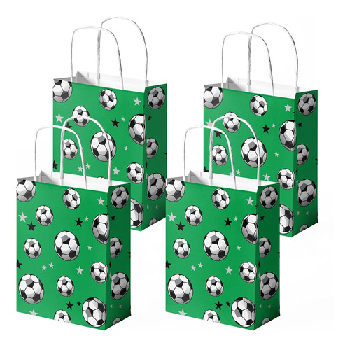 12 Bolsa Futbol Tema Decoracion Fiesta Cumpleaño Para