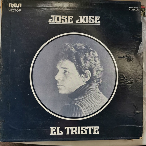 Disco Lp:jose Jose- El Triste 3 Discos