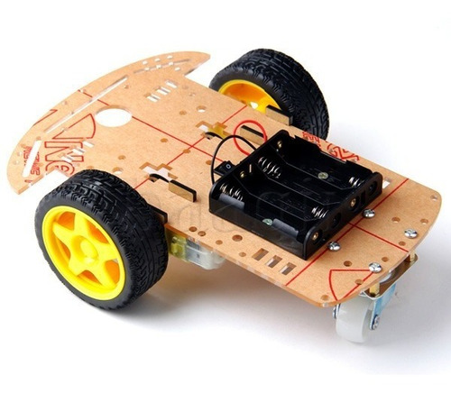 Paq Chasis Carro Robot 2wd Compatible Arduin Motor Dc Pic A