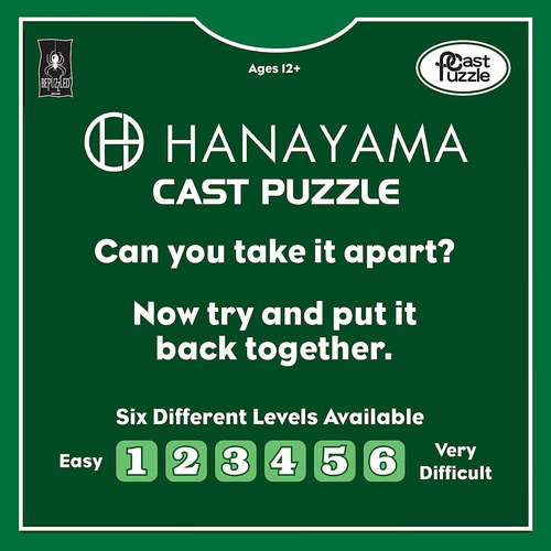 Bepuzzled | Loop Hanayama Metal Brainteaser Puzzle Mensa ...