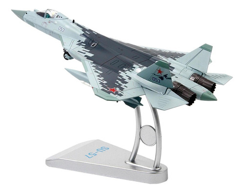 Avión De Combate Su57 T50 A Escala 1:72, Modelo Aolly Con