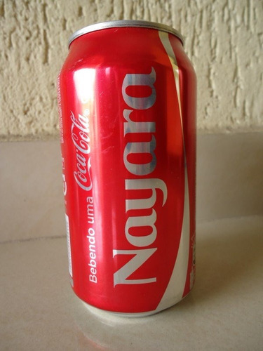 Lata Coca Cola Vazia Com Nome - Nayara (Usado)
