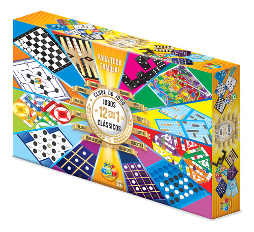 Juego De Mesa 12en1, Clásicos En Caja