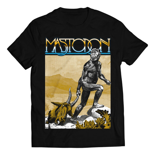 Camiseta Oficial Mastodon Old Caveman Rock Activity