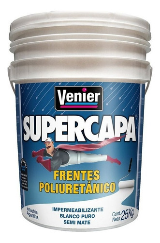 Frentes Supercapa Blanco 25 Kg. Venier