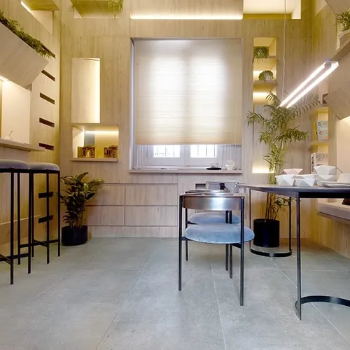 comprar Porcelanato Vite Liscio Light Grey 80x80 2da