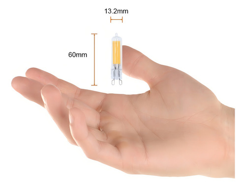 Foco Led Blanco, Luz De Dia 3w G9 3dg9led65v300
