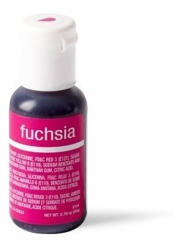 Colorante En Gel Fucsia Chefmaster 20 Ml Usa. Nuevo.