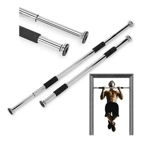 Barra Flexível Exercício Treino Regulável Fixa Porta Músculo