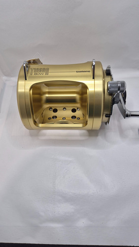 Carretilha Shimano Tiagra 80 Wa Dourado Direito