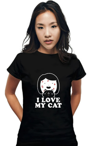Polera -  Amo A  Mi Gato 