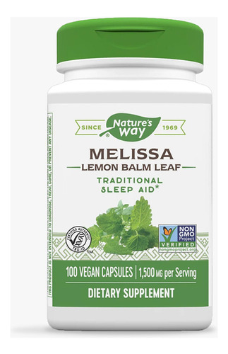 Nature´s Way Melissa Lemon Balm Leaf (hoja Bálsamo De Limón)