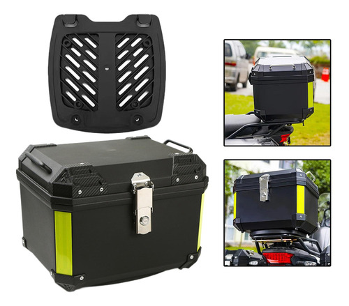 Capa Superior Para Motocicleta 45l, Porta-malas Com Base
