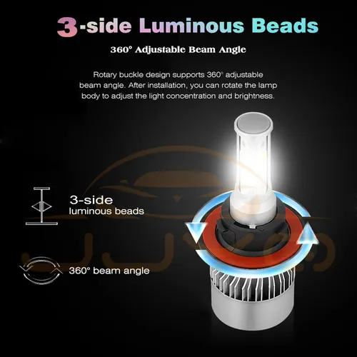 Cd- 9008 Kit De Luces Altas/bajas Led Para Dodge Nitro