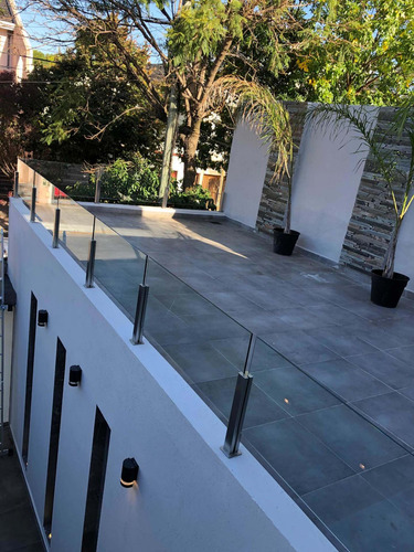 Columna Acero Inoxidable 60cm Baranda Escalera Pileta Balcón