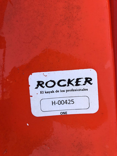 Kayak Simple Fibra Travesia Y Rocker One