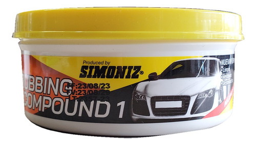 Crema Pulidora Rubbing Simoniz 400 Gr Para Autos Y Moto -omi