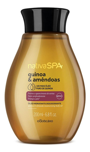 O Boticário Nativa Spa Quinoa & Amêndoas - Óleo Hidratante 