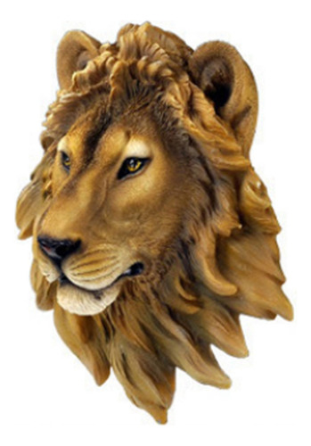 Escultura De Simulación De León Para Decoración De Pared, Ba
