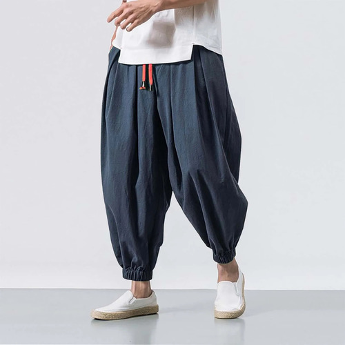 Pantalones Harem Pants Para Hombre, Pantalones Holgados, Tam