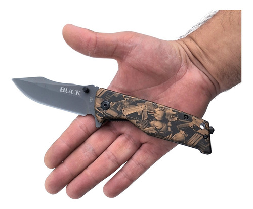 Navaja Cuchillo Buck Rescate X58 Rompe Cristal Hoja 8 Cm