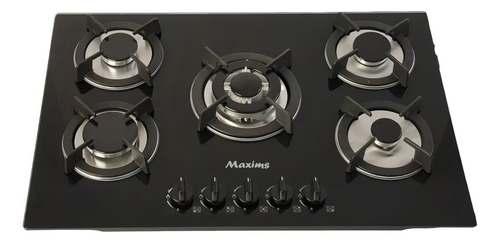 Parrilla Empotrable Maxims 5 Quemadores Cristal Templado