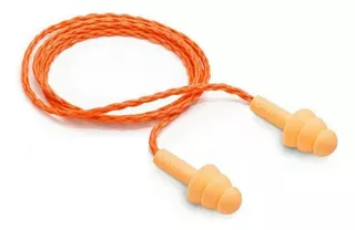 Protetor Auricular Pomp Plus Com Cordao 3m Cor Laranja