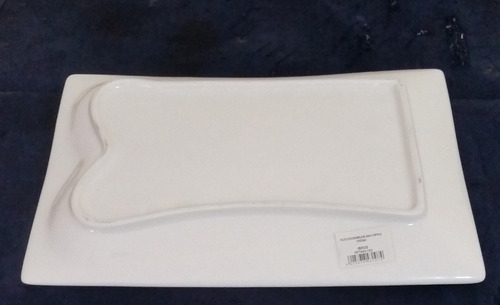 Plato Cerámica Cuadrado 25 X 17 Cm - Precio Por 8 Platos