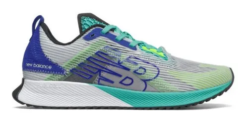 Tenis New Balance Feminino Fuelcell Echolucent Verde E Azul