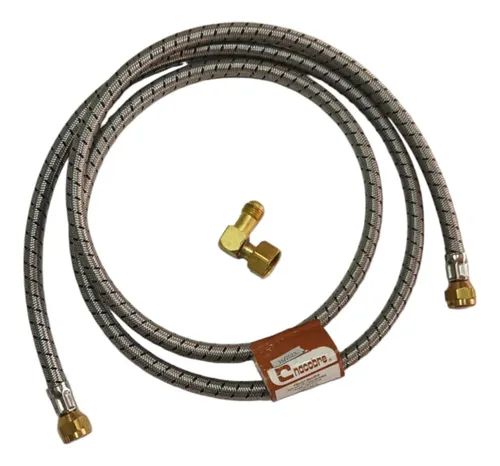 comprar Kit Codo Compatible Con  Teka Y Manguera 2m P\u002Fgas Lp\u002Fnatural