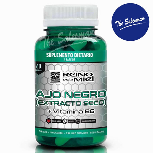 Ajo Negro + Vitamina B6 - Cápsulas - Reino