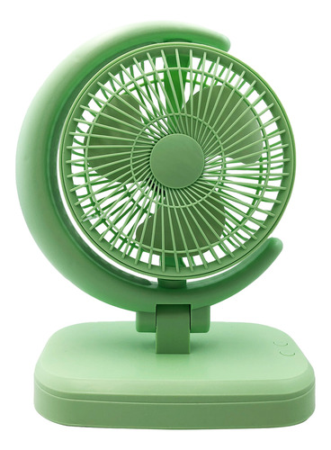 Ventilador Abanico De Escritorio Recargable Lampara Portatil