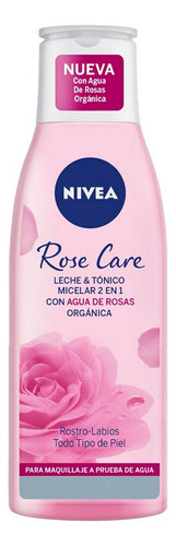 Leche Y Tonico Micelar 2 En 1 Rose Care 200ml Nivea