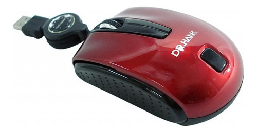 Mini Mouse Optico Retratil Dr.hank Mo-276r- Usb Blue Tech