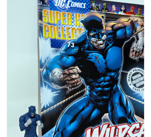 Eaglemoss Figura Muñeco Plomo Dc Wildcat Lince #73