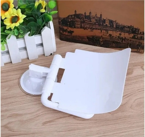 Kit Porta Toalha Saboneteira E Porta Papel Higiênico Plástic