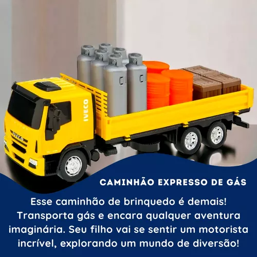 Mini Caminhão Expresso De Gás Carrinho De Brinquedo Iveco