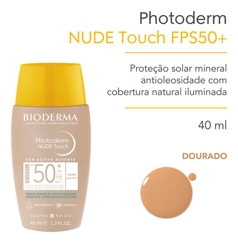 Bioderma Photoderm Nude Touch fps50 40ml