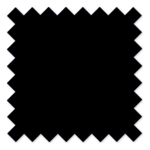 Bacati Solid Cribler / Toddler Bed Skirt Dust Ruffle, Negro,