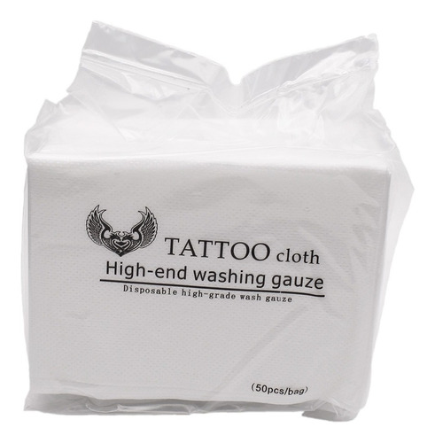 50 Unids Desechable Tatuaje Toallita Toalla De Papel Tissue 